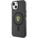 Ferrari FEHMP14SURKK iPhone 14 / 15 / 13 6.1" czarny/black hardcase Translucent Magsafe