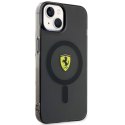 Ferrari FEHMP14SURKK iPhone 14 / 15 / 13 6.1" czarny/black hardcase Translucent Magsafe