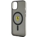 Ferrari FEHMP14SURKK iPhone 14 / 15 / 13 6.1" czarny/black hardcase Translucent Magsafe