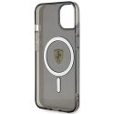 Ferrari FEHMP14SURKK iPhone 14 / 15 / 13 6.1" czarny/black hardcase Translucent Magsafe