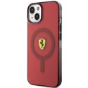 Ferrari FEHMP14SURKR iPhone 14 / 15 / 136.1" czerwony/red hardcase Translucent Magsafe