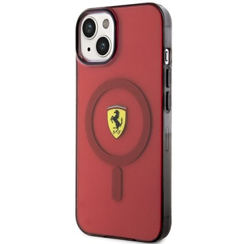 Ferrari FEHMP14SURKR iPhone 14 / 15 / 136.1" czerwony/red hardcase Translucent Magsafe