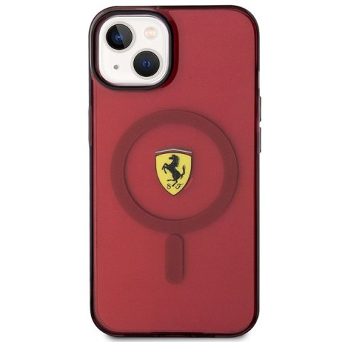 Ferrari FEHMP14SURKR iPhone 14 / 15 / 136.1" czerwony/red hardcase Translucent Magsafe