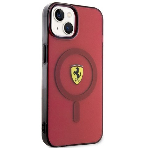 Ferrari FEHMP14SURKR iPhone 14 / 15 / 136.1" czerwony/red hardcase Translucent Magsafe