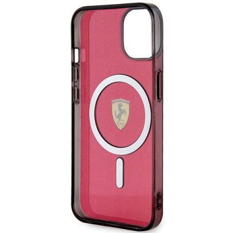 Ferrari FEHMP14SURKR iPhone 14 / 15 / 136.1" czerwony/red hardcase Translucent Magsafe