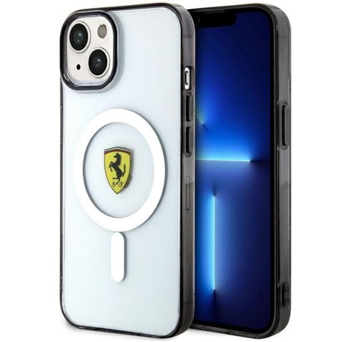 Ferrari FEHMP14SURKT iPhone 14 / 15 / 136.1" przezroczysty/transparent hardcase Outline Magsafe