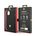 Ferrari FEHMSIP14SBK iPhone 14 / 15 / 136.1" czarny/black hardcase Silicone Metal Logo Magsafe