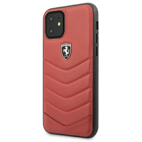 Ferrari FEHQUHCN61RE iPhone 11 6,1"/ Xr czerwony/red hardcase Off Track Quilted