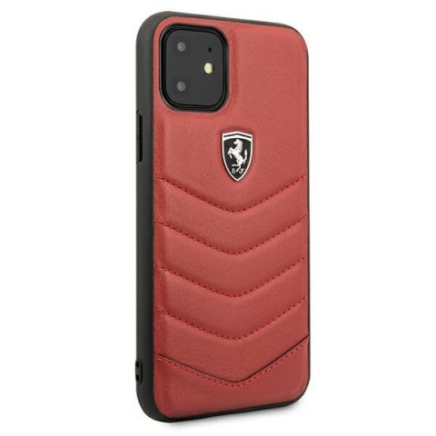 Ferrari FEHQUHCN61RE iPhone 11 6,1"/ Xr czerwony/red hardcase Off Track Quilted