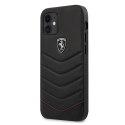 Ferrari FEHQUHCP12SBK iPhone12 mini 5,4" czarny/black hardcase Off Track Quilted