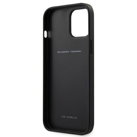 Ferrari FEOGOHCP12LBK iPhone12 Pro Max 6,7" czarny/black hardcase Off Track Perforated