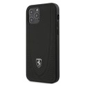 Ferrari FEOGOHCP12MBK iPhone12/12 Pro 6,1" czarny/black hardcase Off Track Perforated