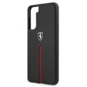 Ferrari FEOSIHCS21MBK S21+ G996czarny/black hardcase Off Track Leather Nylon Stripe