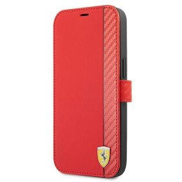Ferrari FESAXFLBKP13XRE iPhone 13 ProMax czerwony/red book On Track Carbon Stripe