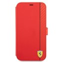 Ferrari FESAXFLBKP13XRE iPhone 13 ProMax czerwony/red book On Track Carbon Stripe