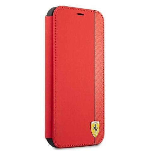 Ferrari FESAXFLBKP13XRE iPhone 13 ProMax czerwony/red book On Track Carbon Stripe