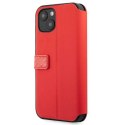 Ferrari FESAXFLBKP13SRE iPhone 13 mini 5,4" czerwony/red book On Track Carbon Stripe