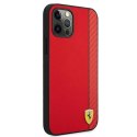 Ferrari FESAXHCP12LRE iPhone 12 Pro Max6,7" czerwony/red hardcase On Track Carbon Stripe