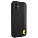 Ferrari FESAXHCP12SBK iPhone 12 mini5,4" czarny/black hardcase On Track Carbon Stripe