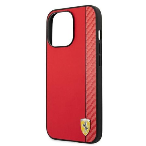 Ferrari FESAXHCP13XRE iPhone 13 Pro Max6,7" czerwony/red hardcase On Track Carbon Stripe