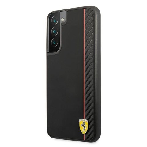 Ferrari FESAXHCS22MBK S22+ S906czarny/black hardcase On Track Carbon Stripe