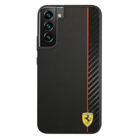 Ferrari FESAXHCS22MBK S22+ S906czarny/black hardcase On Track Carbon Stripe