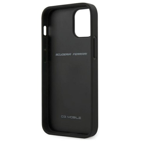 Ferrari FESNECHCP12SBK iPhone12 mini 5,4" czarny/black hardcase On Track PU Carbon