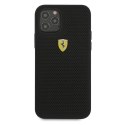 Ferrari FESPEHCP12LBK iPhone12 Pro Max 6,7" czarny/black hardcase On Track Perforated