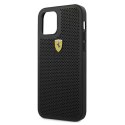 Ferrari FESPEHCP12LBK iPhone12 Pro Max 6,7" czarny/black hardcase On Track Perforated