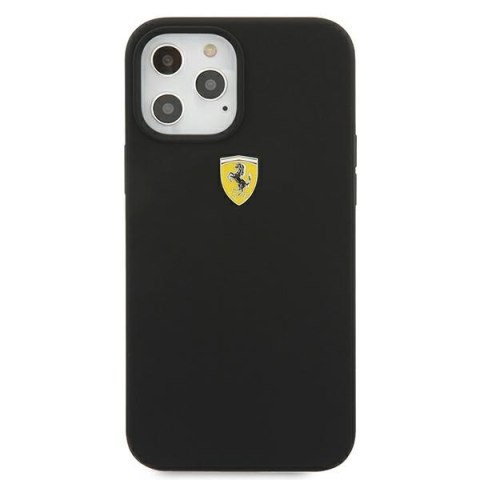Ferrari FESSIHCP12LBK iPhone 12 Pro Max6,7" czarny/black hardcase On Track Silicone