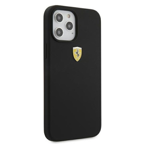 Ferrari FESSIHCP12LBK iPhone 12 Pro Max6,7" czarny/black hardcase On Track Silicone