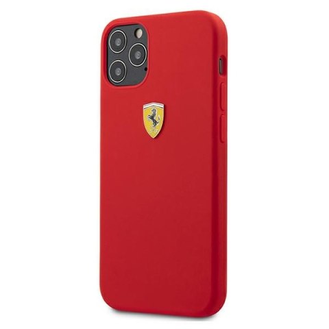 Ferrari FESSIHCP12LRE iPhone 12 Pro Max6,7" czerwony/red hardcase On Track Silicone