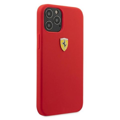 Ferrari FESSIHCP12LRE iPhone 12 Pro Max6,7" czerwony/red hardcase On Track Silicone