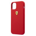 Ferrari FESSIHCP12MRE iPhone 12/12 Pro6,1" czerwony/red hardcase On Track Silicone