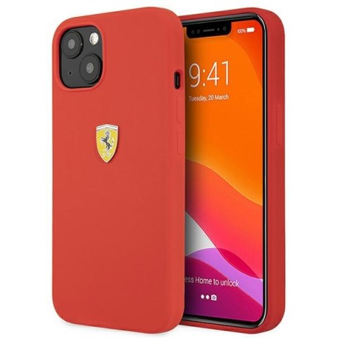 Ferrari FESSIHCP13SRE iPhone 13 mini5,4" czerwony/red hardcase Silicone
