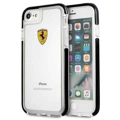 Ferrari Hardcase FEGLHCP7BK iPhone 7/8SE 2020 / SE 2022 Shockproof transparent black