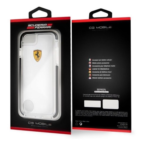 Ferrari Hardcase FEGLHCP7BK iPhone 7/8SE 2020 / SE 2022 Shockproof transparent black