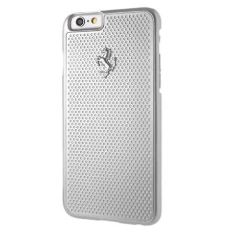 Ferrari Hardcase FEPEHCP6SI iPhone 6/6Sperforated aluminium srebrny/silver
