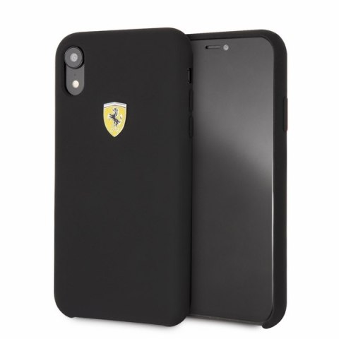 Ferrari Hardcase FESSIHCI61BK iPhone Xrczarny/black Silicone