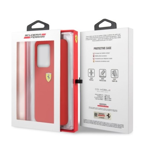 Ferrari Hardcase FESSIHCS69RE S20 UltraG988 czerwony/red Silicone
