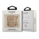 Guess GUA2HHFLD AirPods 1/2 cover złoty/gold Paisley Strap Collection