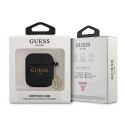 Guess GUA2LSC4EK AirPods 1/2 coverczarny/black Silicone Charm 4G Collection