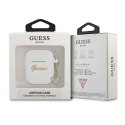 Guess GUA2LSCHSH AirPods 1/2 cover biały/white Silicone Charm Heart Collection