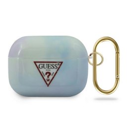 Guess GUACAPTPUMCGC02 AirPods Pro cover niebieski/blue Tie & Dye Collection