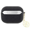 Guess GUAP2GLGSHK AirPods Pro 2 cover czarny/black Glitter Flake 4G Charm