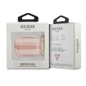 Guess GUAPHHTSP AirPods Pro cover różowy/pink Strap Collection