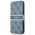 Guess GUBKP13L4GDBL iPhone 13 Pro / 13 6,1" niebieski/blue book 4G Stripe