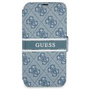 Guess GUBKP13L4GDBL iPhone 13 Pro / 13 6,1" niebieski/blue book 4G Stripe
