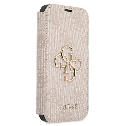 Guess GUBKP13L4GMGPI iPhone 13 Pro / 13 6,1" różowy/pink book 4G Big Metal Logo