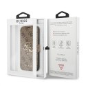 Guess GUBKP13X4GMGBR iPhone 13 Pro Max6,7" brązowy/brown book 4G Big Metal Logo
